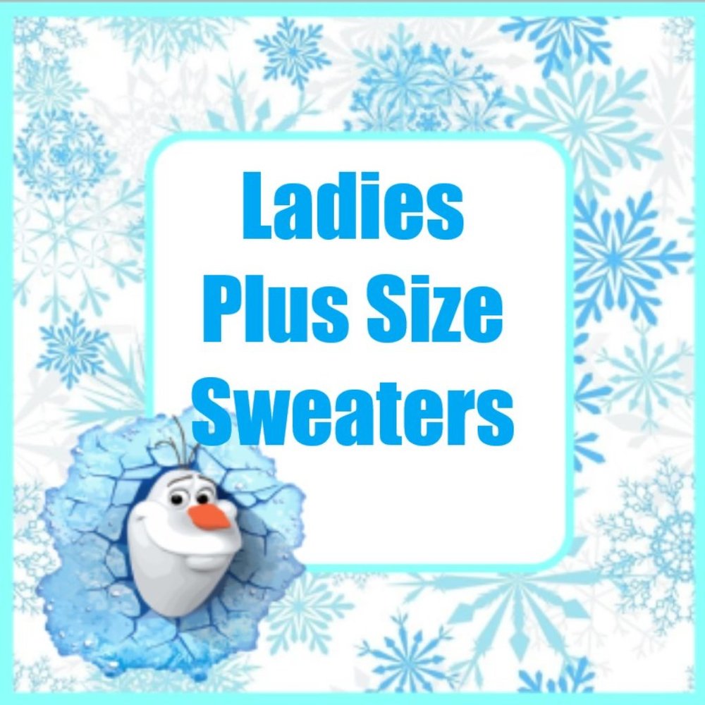 Ladies Plus Size Sweaters - image 1